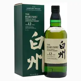 The Hakushu 12 Year Old Single Malt Japanese Whisky Gift Box 70cl