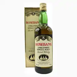 Rosebank 8 Year Old 1980s Distillers Agency - 40% 75cl