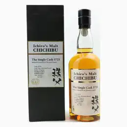 Chichibu 2016 Single Bourbon Barrel #5725 Bottled Exclusively for Western Canada Japanese Single Malt Whisky  70cl