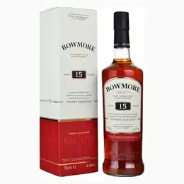 Bowmore 15 Year Old Islay Darkest Single Malt Whisky 70cl