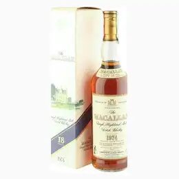 Macallan 1974 18 Year Old, Italian Import with Box