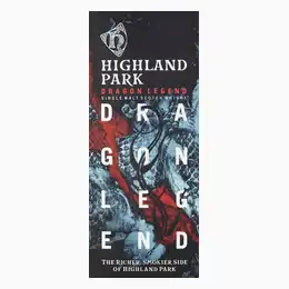 Highland Park Dragon Legend Malt Whisky Smoky 70cl