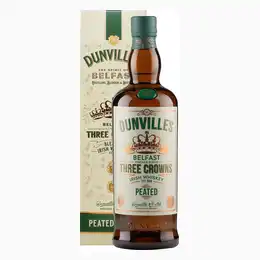 Dunvilles Three Crowns Peated Whiskey