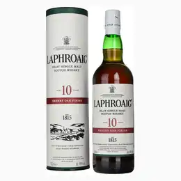 Laphroaig 10 Year Old Sherry Oak Finish Islay Single Malt Whisky 70cl