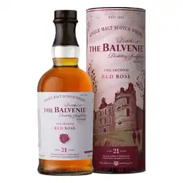 Balvenie The Second Red Rose 21 Year Old Whisky 70cl