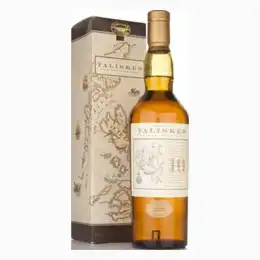 Talisker 10 Year Old - Map Label Whisky