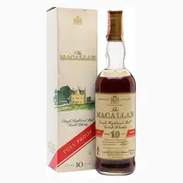 Macallan 10 Year Old Full Proof Sherry Cask Bot.1980s