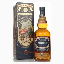 Glen Moray 16 Year Old - Highland Regiments - The Queens Own Cameron Highlanders - 1980s Whisky 70cl