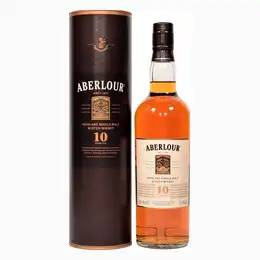 Aberlour 10 Year Old Single Malt Scotch Whisky Old Design 70cl