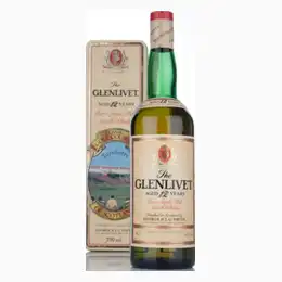 The Glenlivet 12 Year Old - Classic Golf Courses of Scotland  - 1980s Whisky 75cl