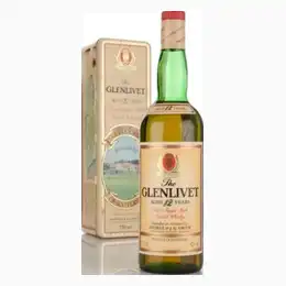 The Glenlivet 12 Year Old - Classic Golf Courses of Scotland  - 1980s Whisky 75cl