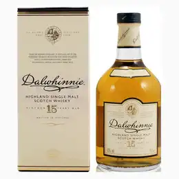Dalwhinnie 15 YO Highland Single Malt Whisky 0.7L 