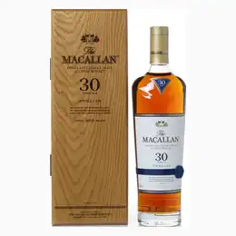 Macallan 30 Year Old Double Cask 2021 Release With Wooden Original Box