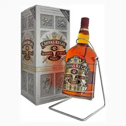 Chivas Regal 12 Year Old Blended Scotch Whisky With Cradle, 4.5 L