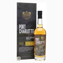 Port Charlotte 2001 21 Year Old Rum Cask Vintage Bottlers