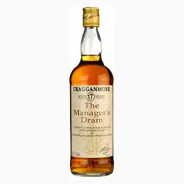 Cragganmore 17 Year Old The Managers Dram 1992 Release