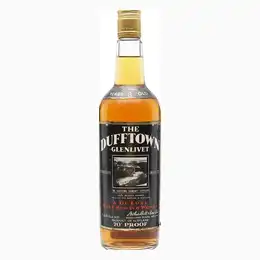 Dufftown-Glenlivet 8 Year Old Black Label Bot.1970s
