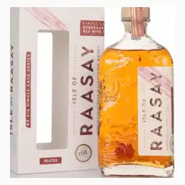 Isle of Raasay 5 Year Old Na Sia Single Cask Series - Peated Bordeaux Red Wine Whisky 70cl