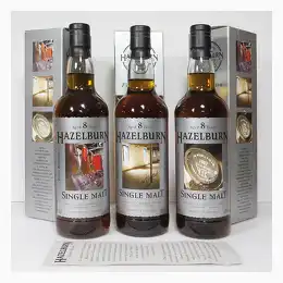 Hazelburn 8 Year Old First Edition Full Set - The Stills, The Casks, The Maltings - Inaugural Release by Springbank Distillery 