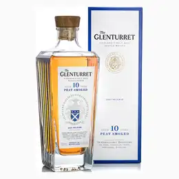 The Glenturret 10 Year Old Peat Smoked Single Malt Scotch Whisky 70cl