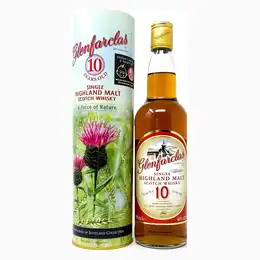 Glenfarclas 10 Year Old The Flower of Scotland Collection "A Force of Nature" Single Malt Scotch Whisky WG, 70cl, 40% ABV