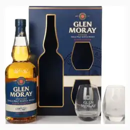 Glen Moray Classic Gift Pack with 2x Glasses  Whisky 70cl