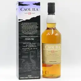 Caol Ila 15 Year Old Islay Whisky 2018 Unpeated Malt 75cl