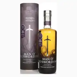 Annandale Man OSword 10 Year Old 2014 - Bourbon Cask  Whisky 70cl