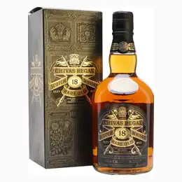 Chivas Regal 18 Year Old Black & Gold Label