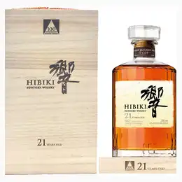 Hibiki 21 Year Old Mizunara 100th Anniversary Limited Edition Japanese Whisky 70cl