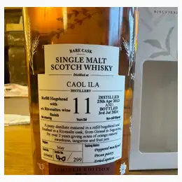 Lady of the Glen: Caol Ila 11yo - Rivesalts Cask Finish 