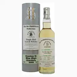 Signatory Vintage Glen Elgin 2009 12 Year Old Limited Edition Speyside Single Malt Scotch Whisky 70cl