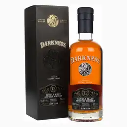 Darkness Glen Elgin 12 Year Old Moscatel Cask Limited Edition Speyside Single Malt Scotch Whisky 70cl