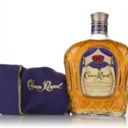 Crown Royal Canadian Whisky  - 1980s