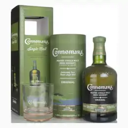 Connemara Peated Gift Pack with Glass Whiskey 70cl