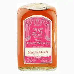 Macallan 1952 25 Year Old, Queens Silver Jubilee 1977 Bottling
