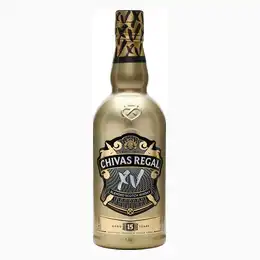 Chivas Regal 15 Year Old XV Gold Bottle