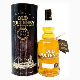 Old Pulteney 1989 Lightly Peated Single Malt Scotch Whisky, 70cl, 46% ABV