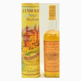 Glenmorangie 10 Year Old Highland Whisky Distillery Tin 1990s