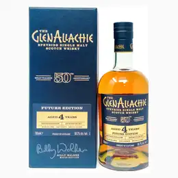 Glenallachie 4 Year Old Future Edition Billy Walker 50th Anniversary Single Malt Scotch Whisky, 70cl, 60.2% ABV