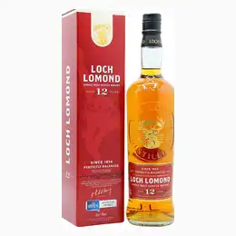 Bottle Of Loch Lomond 12 Year Old Whisky And Gift Box