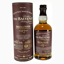 The Balvenie 17 Year Old Doublewood Single Malt Scotch Whisky 70cl