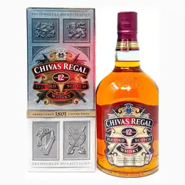 Chivas Regal 12 Year Old Blended Scotch Whisky, 1L, 40% ABV