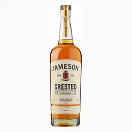 Jameson Crested Triple Distilled Irish Whiskey, 70 cl