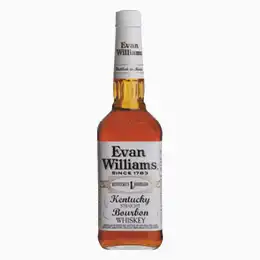 Evan Williams White Label Kentucky Straight Bourbon Whiskey 70cl