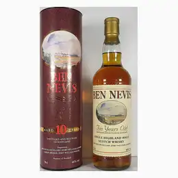 Ben Nevis 10 Year Old in Gift Tube - presentation 1996-2016 
