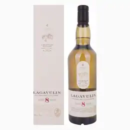 Bottle Of Lagavulin 8 Year Old Islay Scotch Whisky With Gift Box