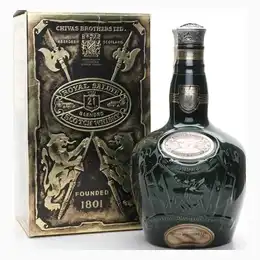 Royal Salute 21 Year Old Bot.1970s Green Spode Decanter