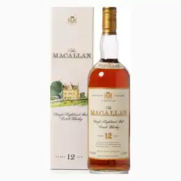 Macallan 12 Year Old Sherry Cask 1 Litre Foil Capsule With Original Box
