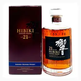 Hibiki 21 Year Old Blended Japanese Whisky, 70cl, 43% ABV